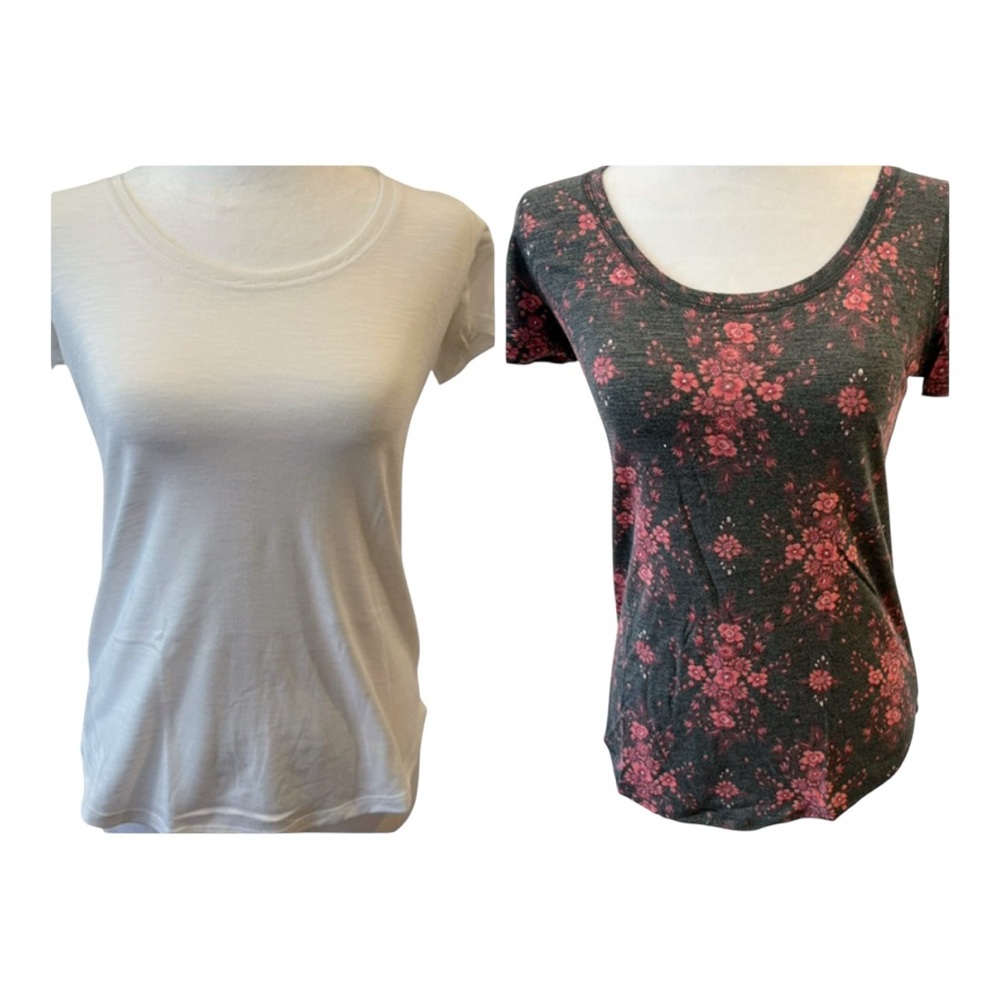 Mudd Cream Fitted Short Sleeve Tee - Bundle of 2